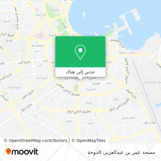خريطة مسجد عمر بن عبدالعزيز