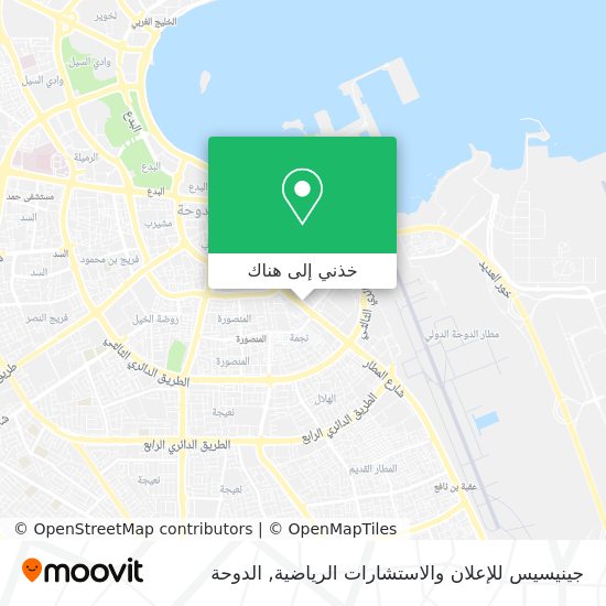 خريطة جينيسيس للإعلان والاستشارات الرياضية