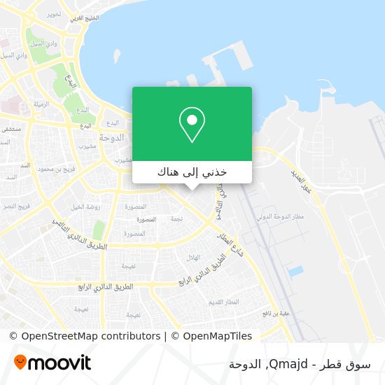 خريطة سوق قطر - Qmajd
