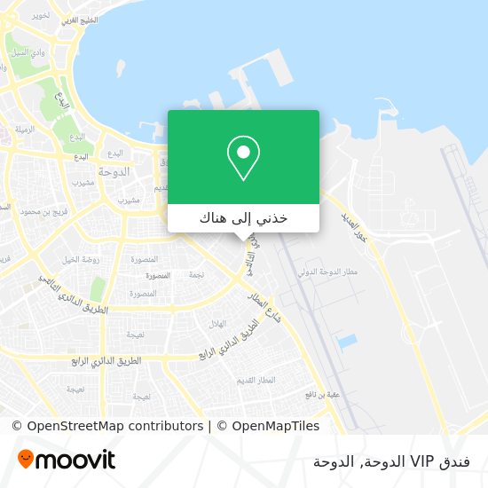 خريطة فندق VIP الدوحة
