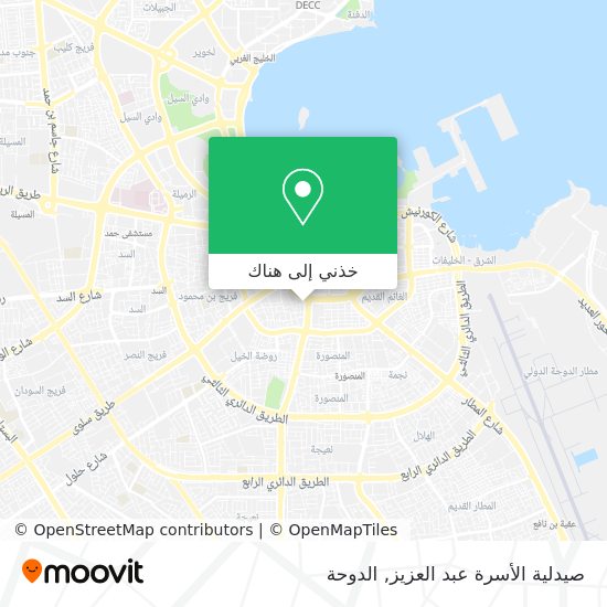 خريطة صيدلية الأسرة عبد العزيز