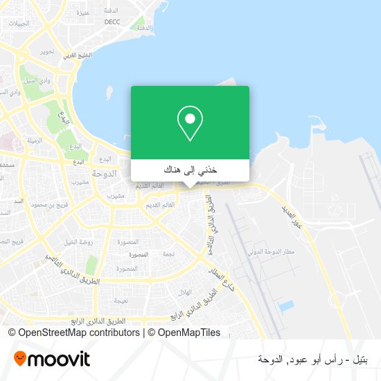 خريطة بتيل - رأس أبو عبود