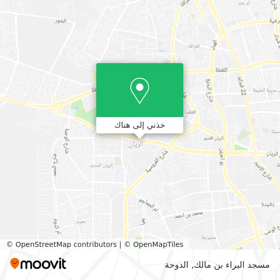 خريطة مسجد البراء بن مالك
