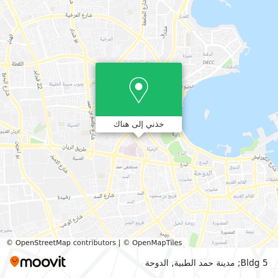 خريطة Bldg 5; مدينة حمد الطبية