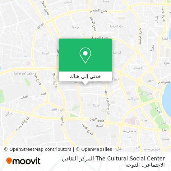 خريطة The Cultural Social Center المركز الثقافي الاجتماعي