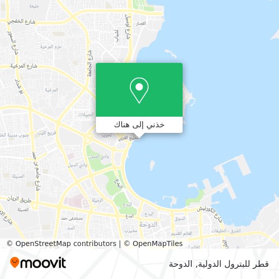 خريطة قطر للبترول الدولية