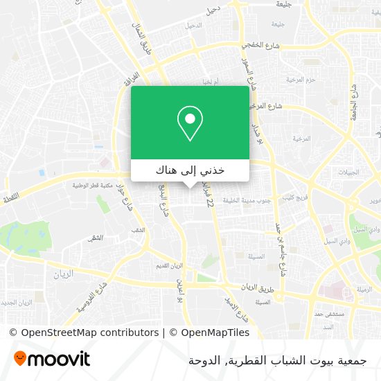 خريطة جمعية بيوت الشباب القطرية