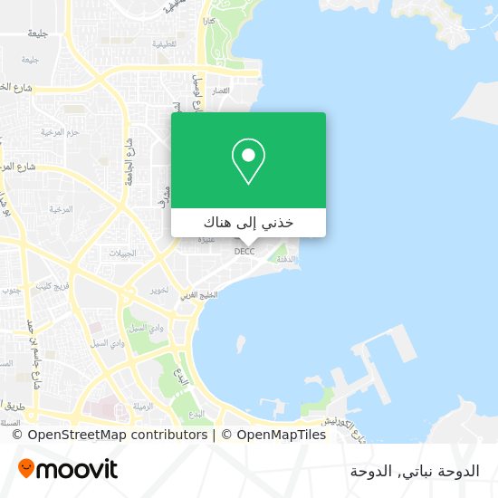 خريطة الدوحة نباتي