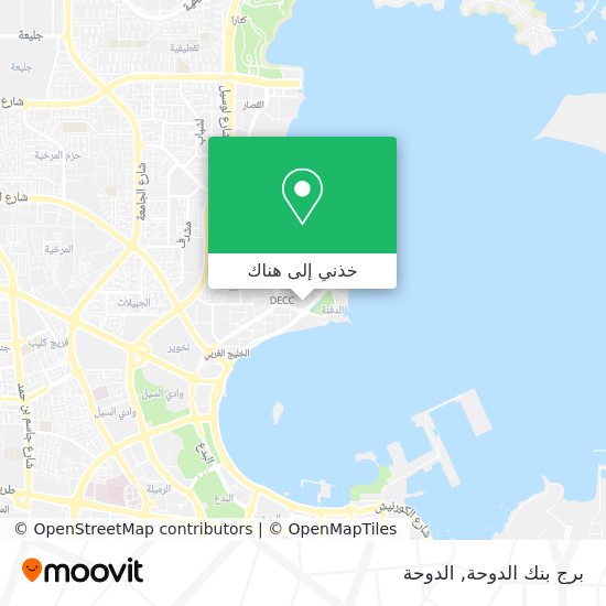 خريطة برج بنك الدوحة