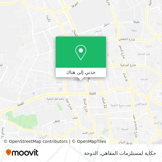 خريطة حكاية لمستلزمات المقاهي