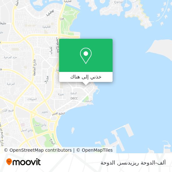 خريطة ألف-الدوحة ريزيدنسز