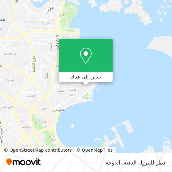خريطة قطر للبترول الدفنة