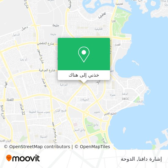 خريطة إشارة دافنا