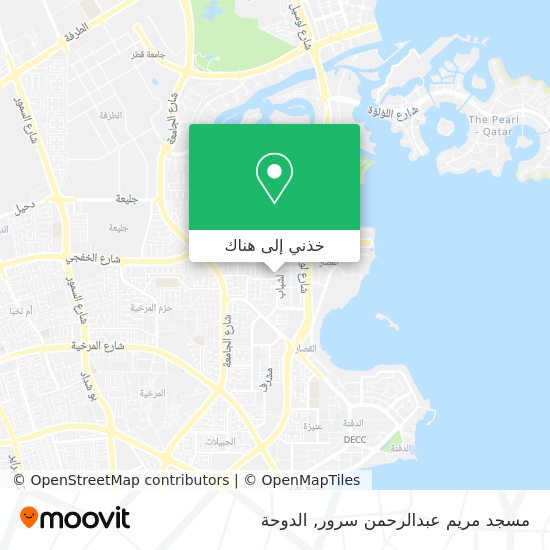 خريطة مسجد مريم عبدالرحمن سرور