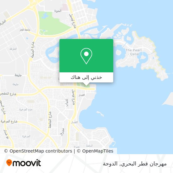 خريطة مهرجان قطر البحري