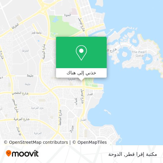 خريطة مكتبة إقرا قطر