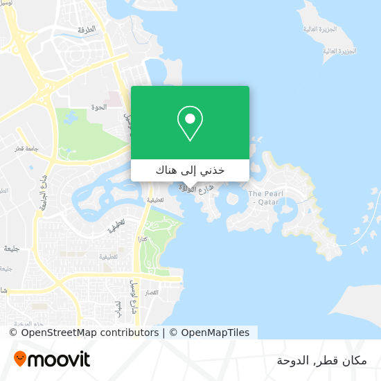 خريطة مكان قطر
