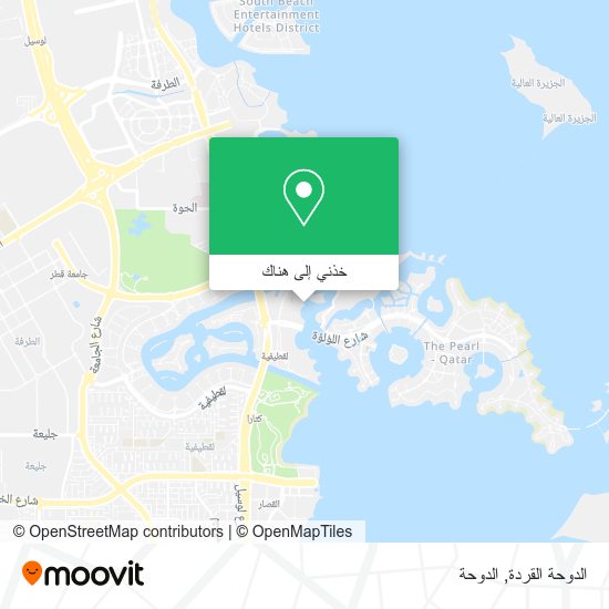 خريطة الدوحة القردة