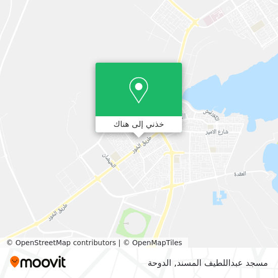 خريطة مسجد عبداللطيف المسند