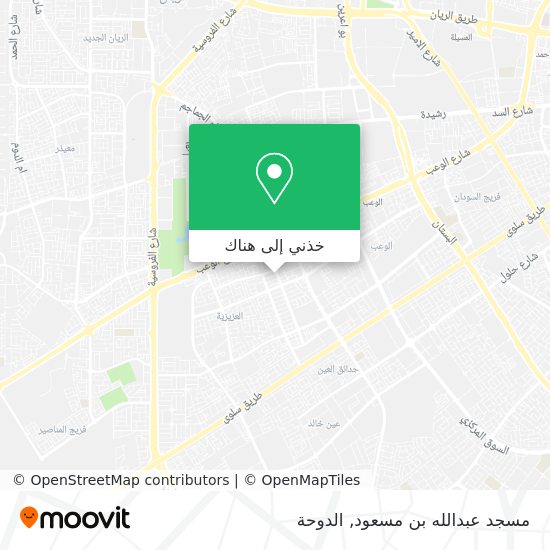 خريطة مسجد عبدالله بن مسعود