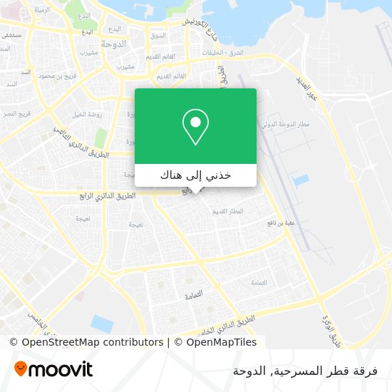 خريطة فرقة قطر المسرحية