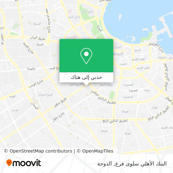 خريطة البنك الأهلي سلوى فرع