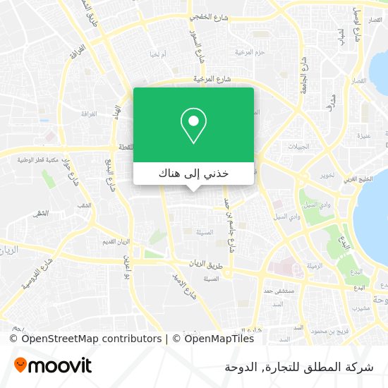 خريطة شركة المطلق للتجارة