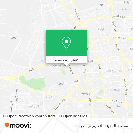 خريطة مسجد المدينة التعليمية