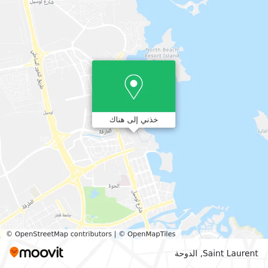 خريطة Saint Laurent