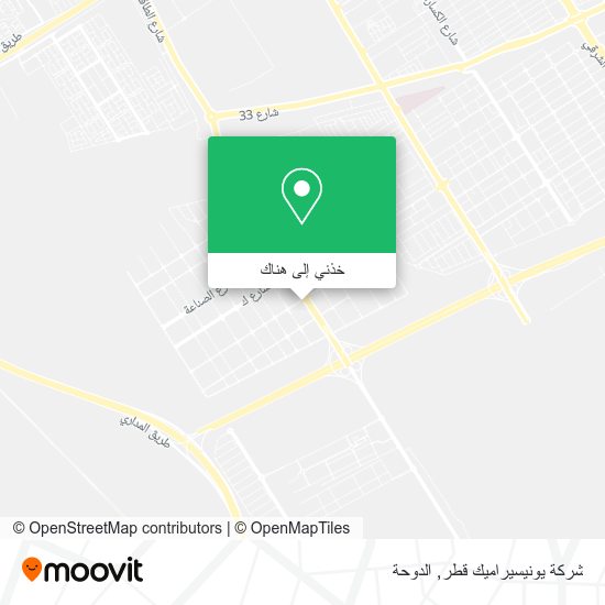 خريطة شركة يونيسيراميك قطر