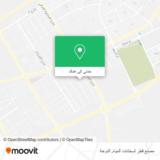 خريطة مصنع قطر لسخانات المياه