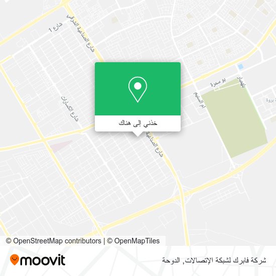 خريطة شركة فابرك لشبكة الإتصالات