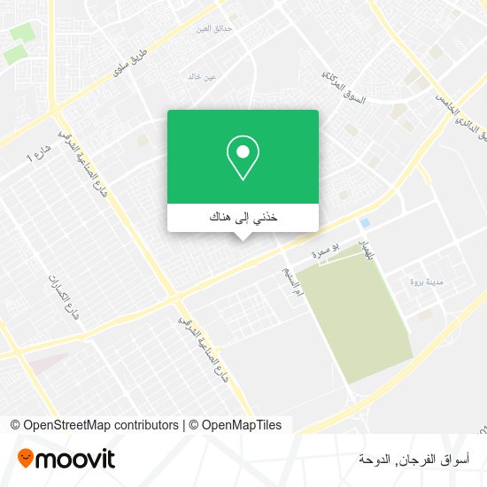 خريطة أسواق الفرجان