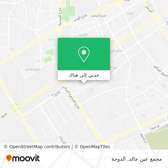 خريطة مجمع عين خالد