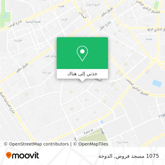 خريطة 1075 مسجد فروض