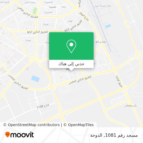 خريطة مسجد رقم 1081