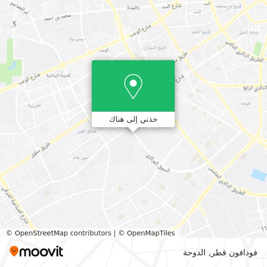 خريطة فودافون قطر