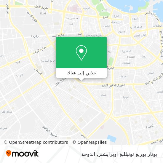 خريطة بوثار بورنغ تونيللنغ اوبرايشنز