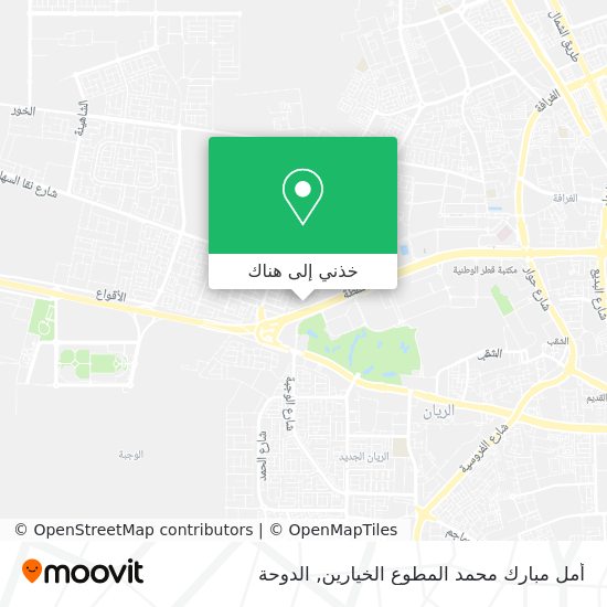 خريطة أمل مبارك محمد المطوع الخيارين