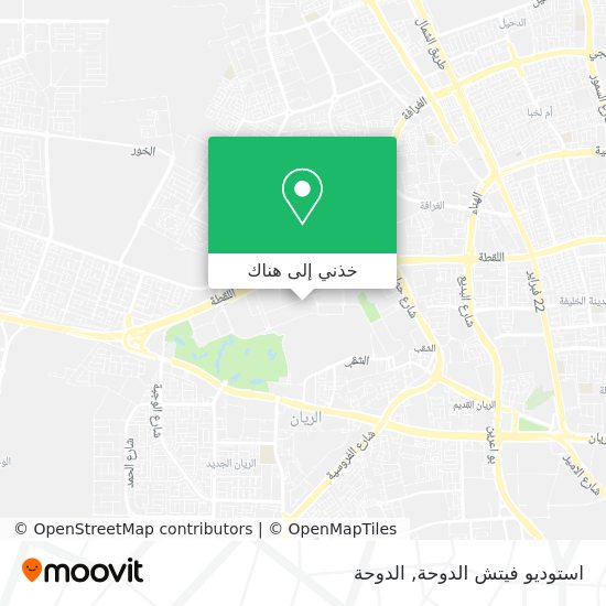 خريطة استوديو فيتش الدوحة