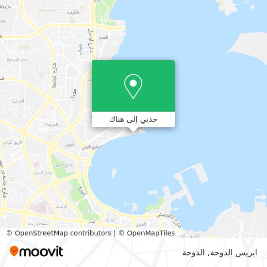 خريطة ايريس الدوحة