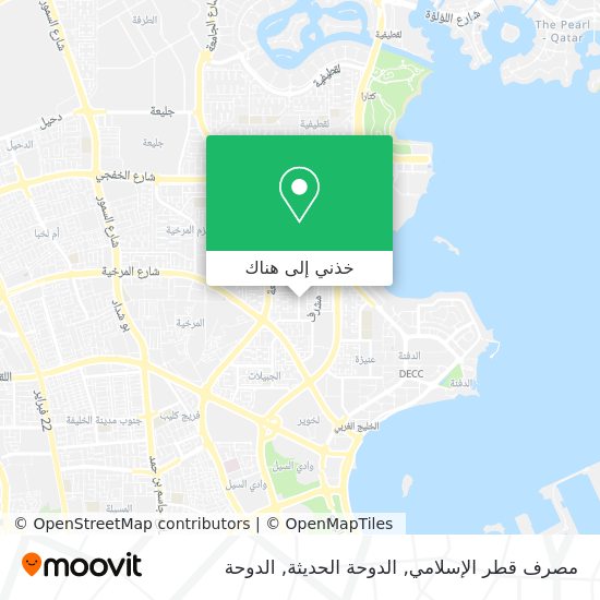 خريطة مصرف قطر الإسلامي, الدوحة الحديثة