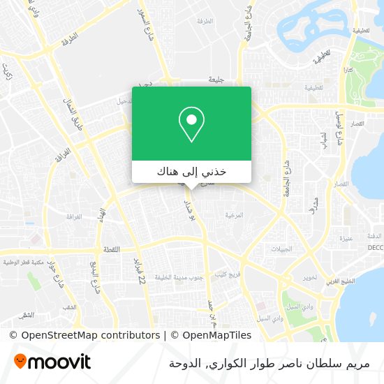 خريطة مريم سلطان ناصر طوار الكواري