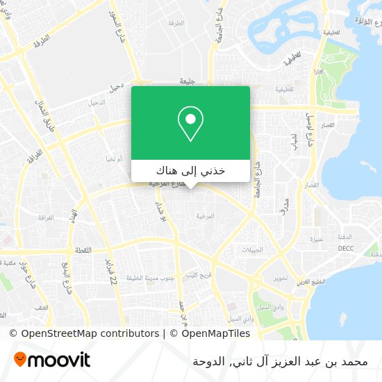 خريطة محمد بن عبد العزيز آل ثاني