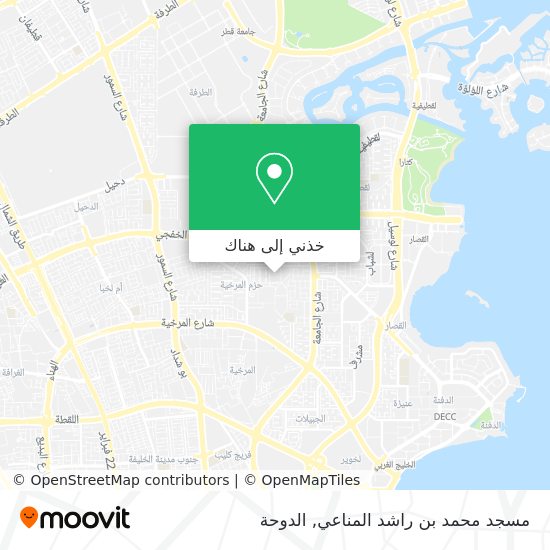 خريطة مسجد محمد بن راشد المناعي