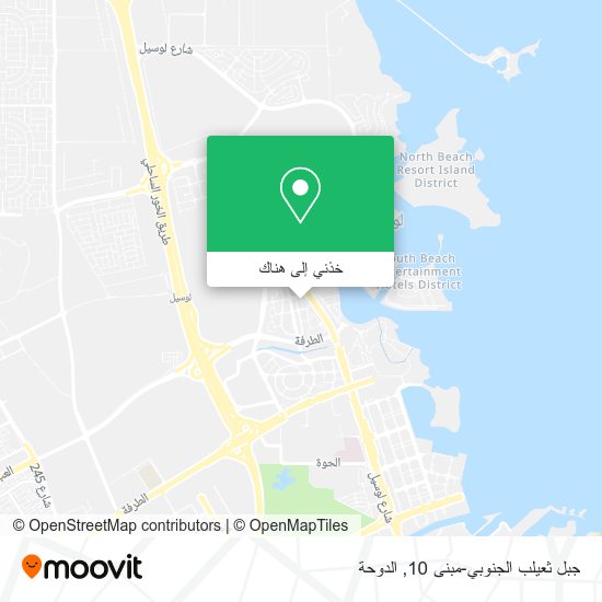 خريطة جبل ثعيلب الجنوبي-مبنى 10