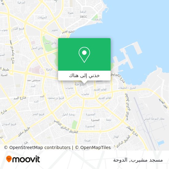 خريطة مسجد مشيرب