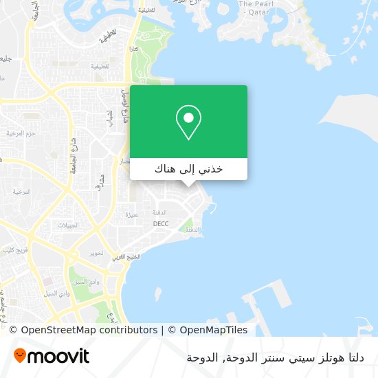خريطة دلتا هوتلز سيتي سنتر الدوحة