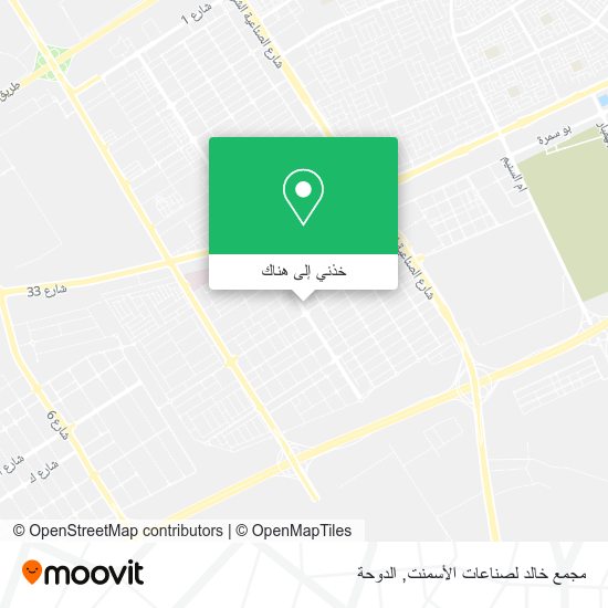 خريطة مجمع خالد لصناعات الأسمنت