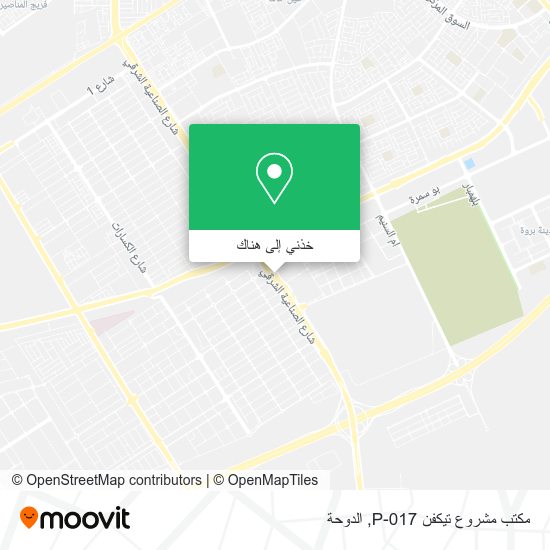 خريطة مكتب مشروع تيكفن P-017